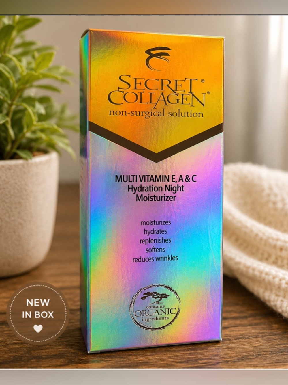 Secret Collagen Multi Vitamin Hydration Night Moisturizer with Retinol